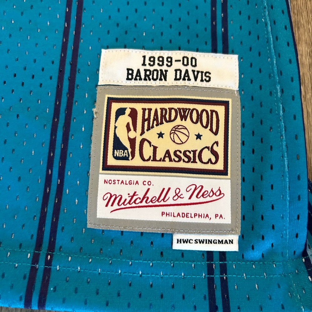 Baron Davis Hardwood Basketball Jersey / Worn Once